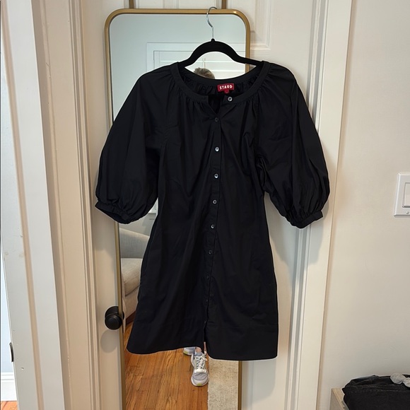Black Staud Button-Up Dress - Picture 1 of 4